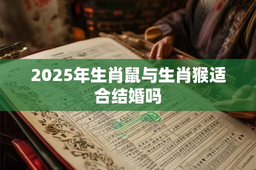 2025年生肖鼠与生肖猴适合结婚吗 2025年生肖鼠与生肖猴适合结婚吗