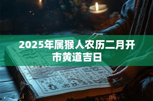 2025年属猴人农历二月开市黄道吉日