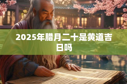 2025年腊月二十是黄道吉日吗 2025年腊月二十是黄道吉日吗