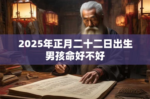 2025年正月二十二日出生男孩命好不好 2025年正月二十二日出生男孩命好不好