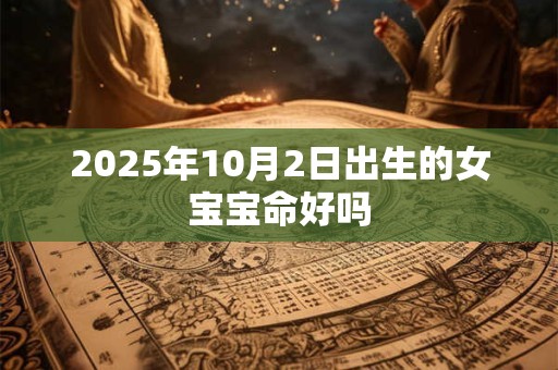 2025年10月2日出生的女宝宝命好吗