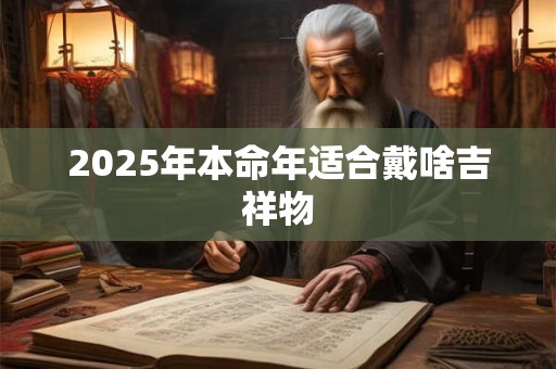2025年本命年适合戴啥吉祥物 2025年本命年适合戴啥吉祥物