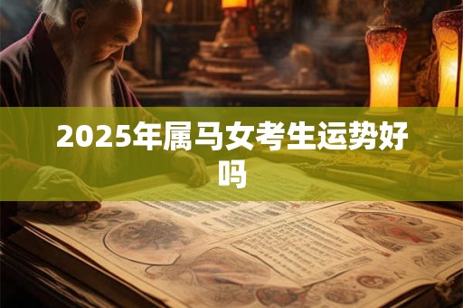 2025年属马女考生运势好吗 2025年属马女考生运势好吗