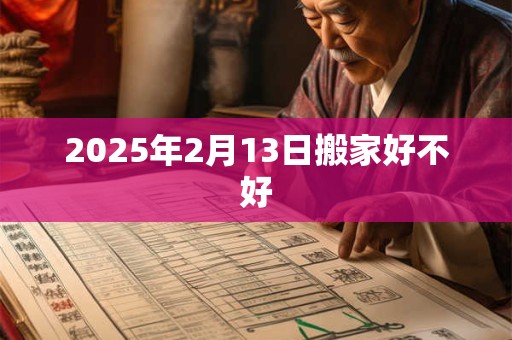 2025年2月13日搬家好不好