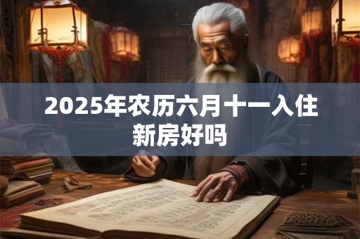 2025年农历六月十一入住新房好吗 2025年农历六月十一入住新房好吗