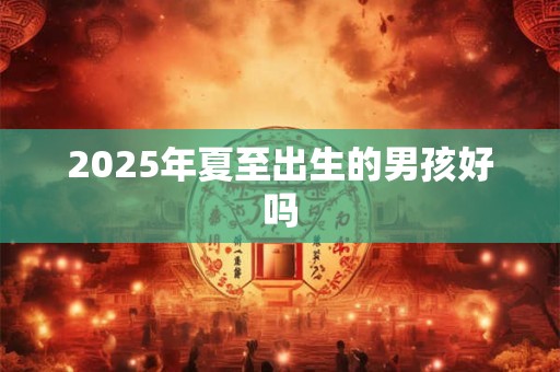 2025年夏至出生的男孩好吗 2025年夏至出生的男孩好吗