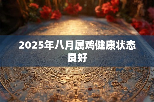 2025年八月属鸡健康状态良好