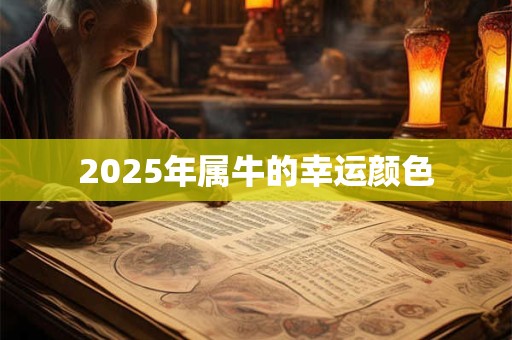 2025年属牛的幸运颜色 2025年属牛的幸运颜色