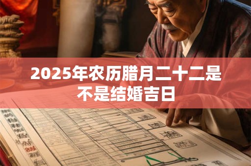 2025年农历腊月二十二是不是结婚吉日 2025年农历腊月二十二是不是结婚吉日