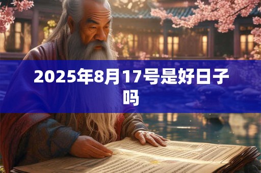 2025年8月17号是好日子吗 2025年8月17号是好日子吗