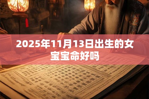 2025年11月13日出生的女宝宝命好吗 2025年11月13日出生的女宝宝命好吗
