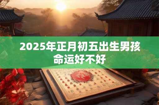 2025年正月初五出生男孩命运好不好