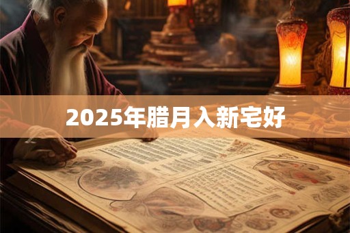2025年腊月入新宅好
