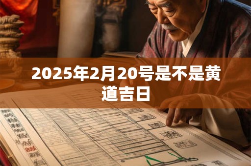 2025年2月20号是不是黄道吉日 2025年2月20号是不是黄道吉日