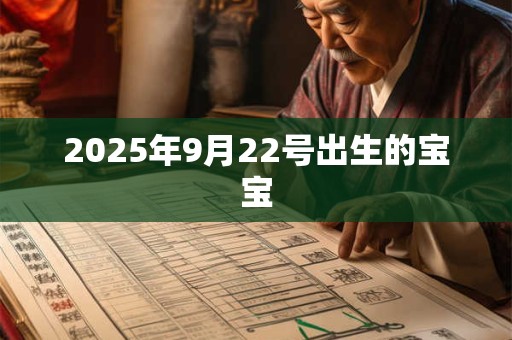 2025年9月22号出生的宝宝 2025年9月22号出生的宝宝