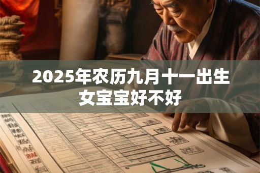 2025年农历九月十一出生女宝宝好不好 2025年农历九月十一出生女宝宝好不好