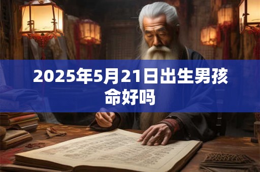 2025年5月21日出生男孩命好吗 2025年5月21日出生男孩命好吗