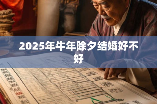 2025年牛年除夕结婚好不好 2025年牛年除夕结婚好不好