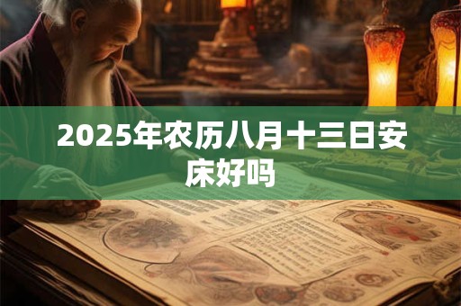 2025年农历八月十三日安床好吗 2025年农历八月十三日安床好吗