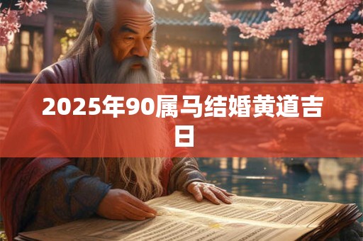 2026年90属马结婚黄道吉日