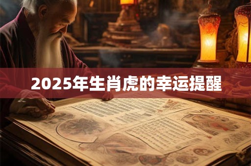 2025年生肖虎的幸运提醒 2025年生肖虎的幸运提醒