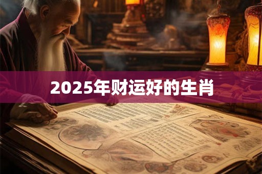2025年财运好的生肖 2025年财运好的生肖
