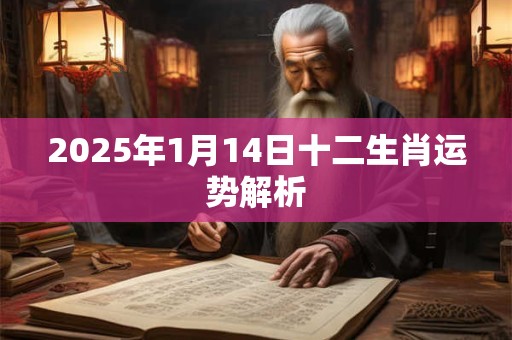 2025年1月14日十二生肖运势解析 2025年1月14日十二生肖运势解析