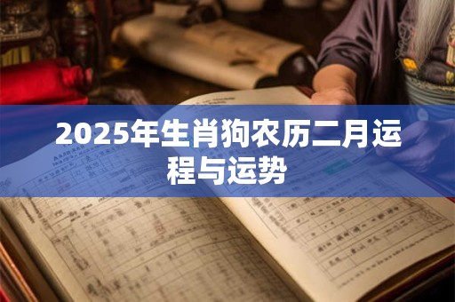 2025年生肖狗农历二月运程与运势
