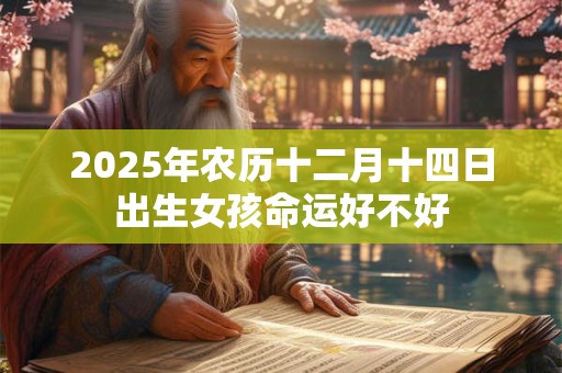 2025年农历十二月十四日出生女孩命运好不好 2025年农历十二月十四日出生女孩命运好不好