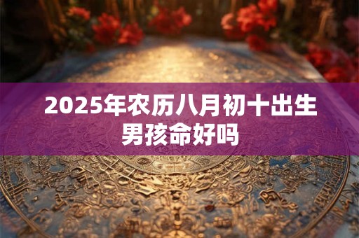 2025年农历八月初十出生男孩命好吗