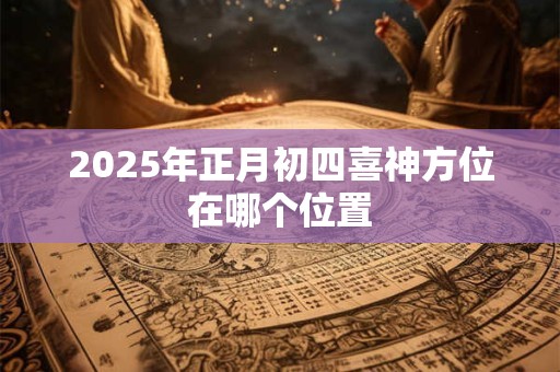 2025年正月初四喜神方位在哪个位置 2025年正月初四喜神方位在哪个位置