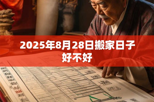 2025年8月28日搬家日子好不好 2025年8月28日搬家日子好不好