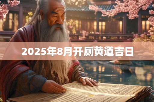 2025年8月开厕黄道吉日