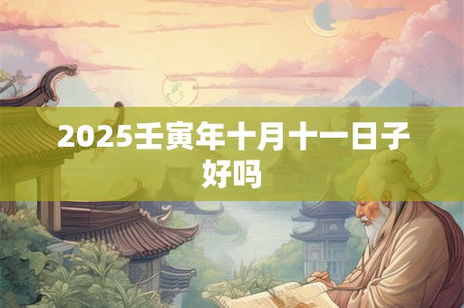 2025壬寅年十月十一日子好吗 2025壬寅年十月十一日子好吗