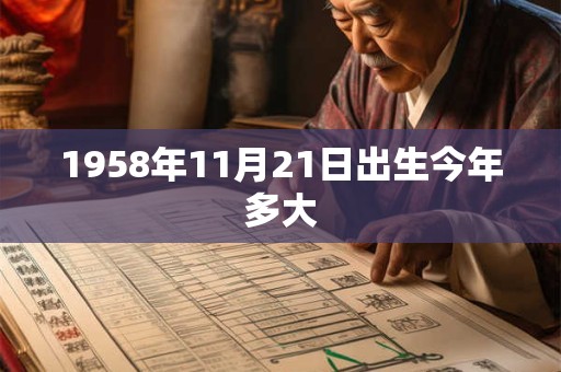 1958年11月21日出生今年多大 1958年11月21日出生今年多大