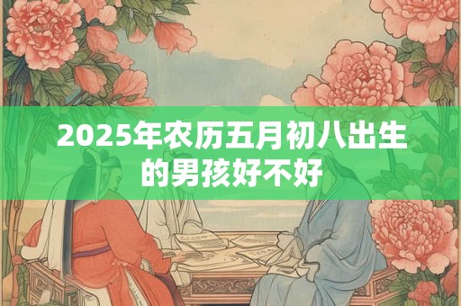 2025年农历五月初八出生的男孩好不好 2025年农历五月初八出生的男孩好不好