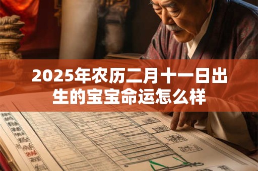 2025年农历二月十一日出生的宝宝命运怎么样 2025年农历二月十一日出生的宝宝命运怎么样