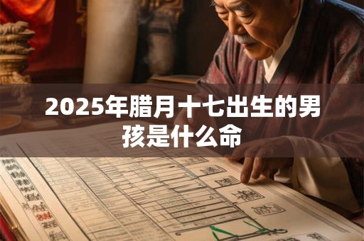 2025年腊月十七出生的男孩是什么命 2025年腊月十七出生的男孩是什么命