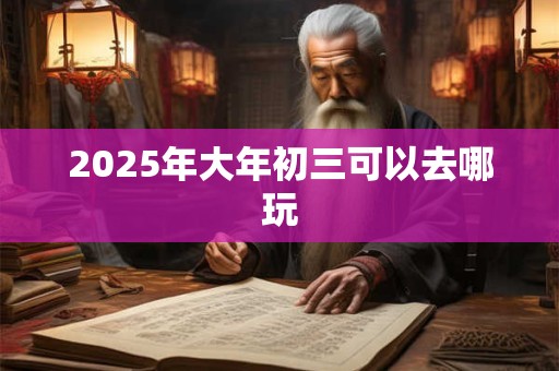 2025年大年初三可以去哪玩 2025年大年初三可以去哪玩