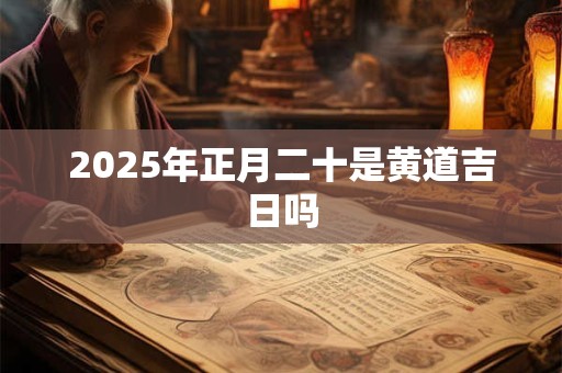2025年正月二十是黄道吉日吗 2025年正月二十是黄道吉日吗
