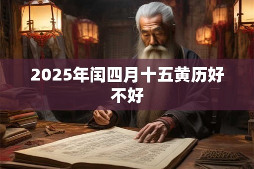 2025年闰四月十五黄历好不好
