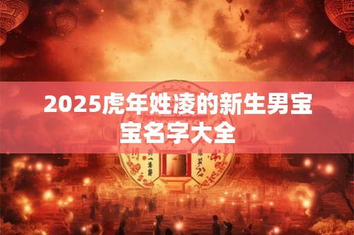 2025虎年姓凌的新生男宝宝名字大全 2025虎年姓凌的新生男宝宝名字大全