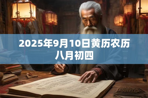 2025年9月10日黄历农历八月初四