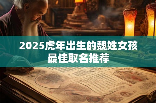 2025虎年出生的魏姓女孩最佳取名推荐 2025虎年出生的魏姓女孩最佳取名推荐