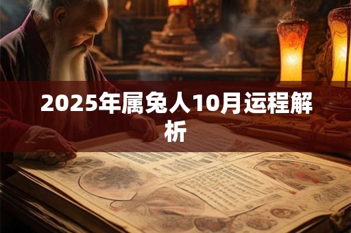 2026年属兔人10月运程解析