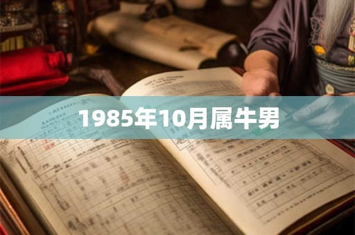 1985年10月属牛男