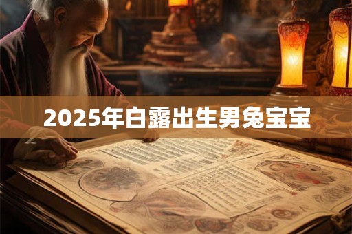 2026年白露出生男兔宝宝 2026年白露出生男兔宝宝