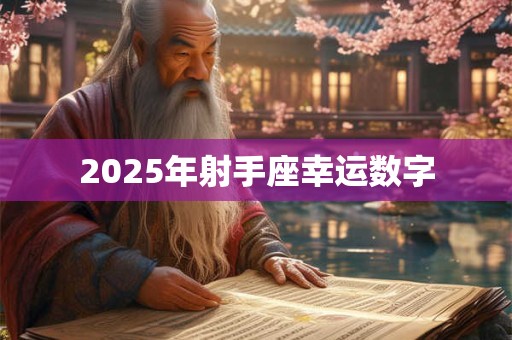 2025年射手座幸运数字