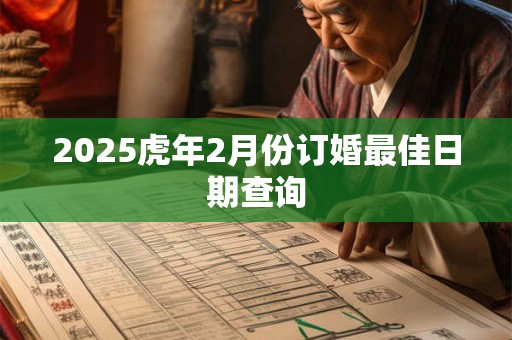 2025虎年2月份订婚最佳日期查询