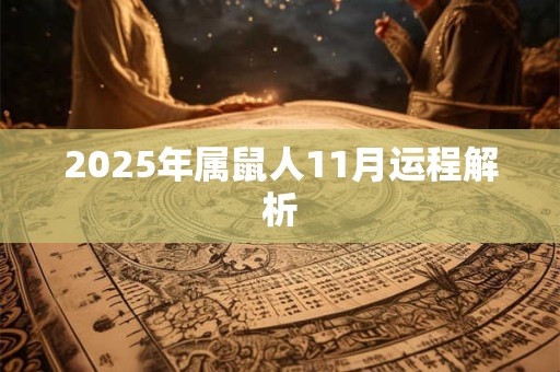 2025年属鼠人11月运程解析 2025年属鼠人11月运程解析